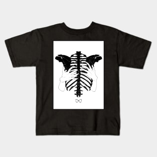 Skeleton Ribs 01 Kids T-Shirt